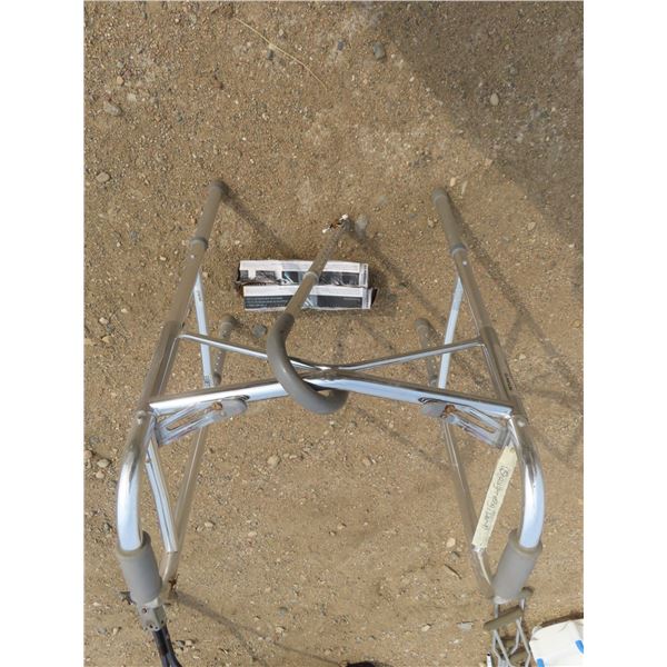 walker , cane , and walker wheels