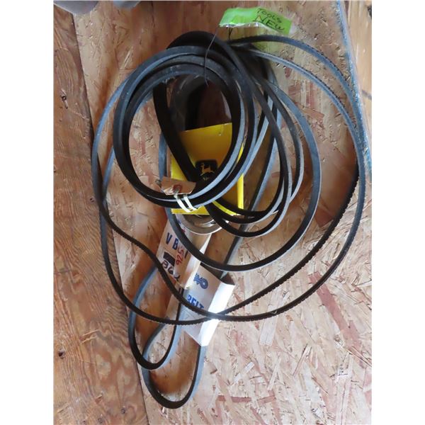 assorted belts v-belts