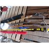 Image 1 : garden claw , rooter , tiki torch , assorted poles