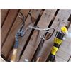 Image 2 : garden claw , rooter , tiki torch , assorted poles
