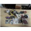 Image 2 : sanding discs , lights , electrical misc.