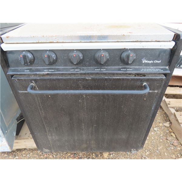 magic chef camper rv stove
