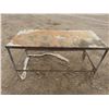 Image 1 : 64x30x32" steel welding table