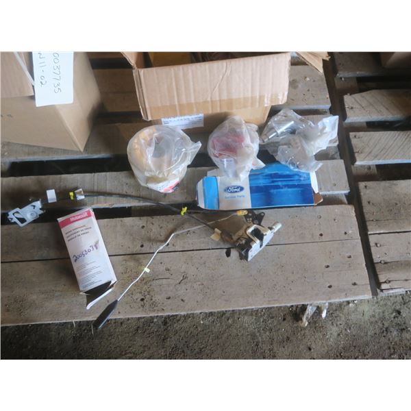 box of new 80s ford parts