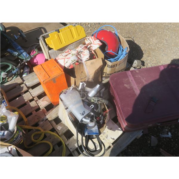 pallet of assorted hardware