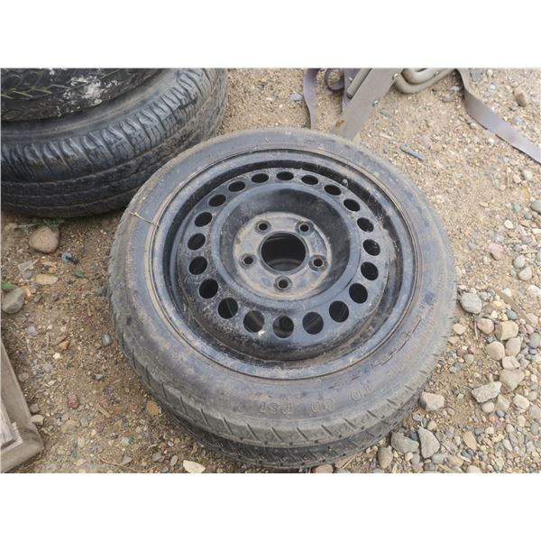 two T125/70D15 spare tires