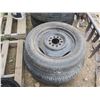 Image 1 : one P235/75R15 rim and tire and one spare tire