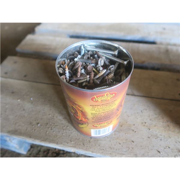 bucket of screws