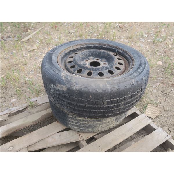 two 215/60/R17 cooper tires