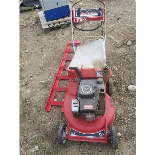 ramp and lawn mower *untested*