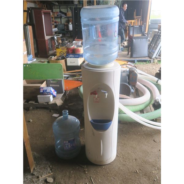 water cooler with 2 water jugs