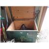 Image 1 : green storage box with assorted hardware