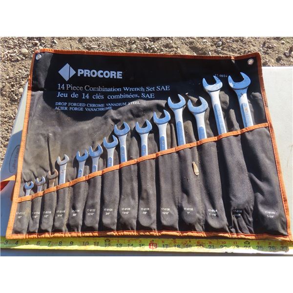 pro core chrome vanadium wrench set