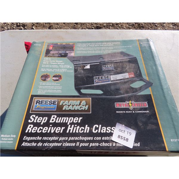 Reese step bumper receiver hitch