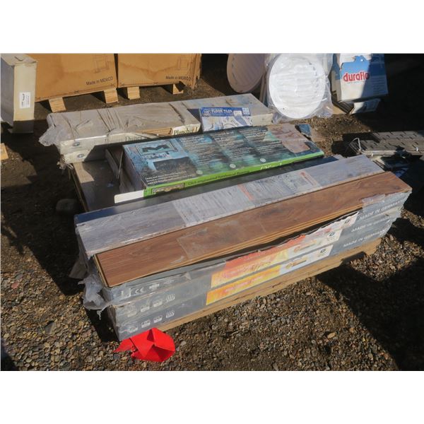 pallet of assorted flooring