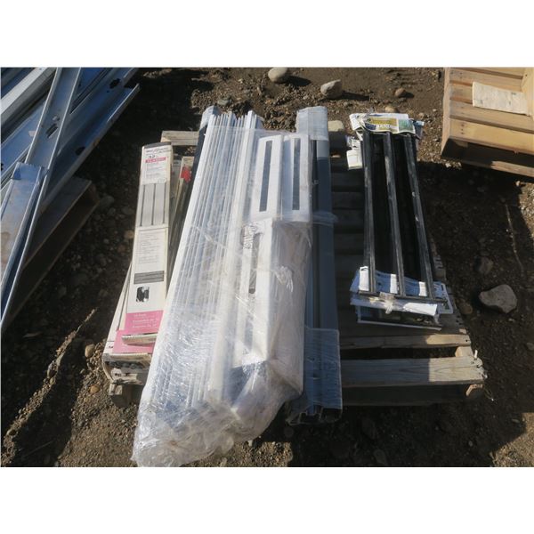pallet of balusters and railings