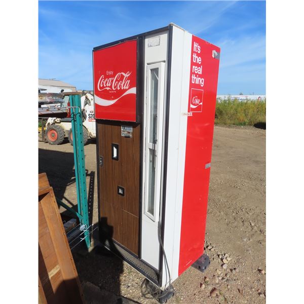 vintage coca cola vending machine cooler