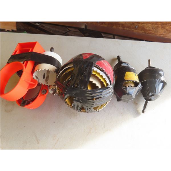 lot of hole saws