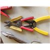 Image 3 : wire crimpers , metal shears , staplers