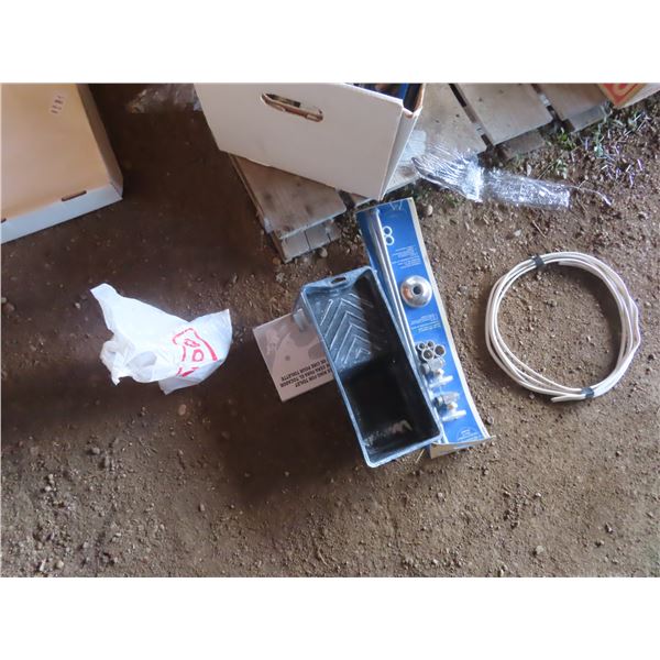 box of assorted hardware