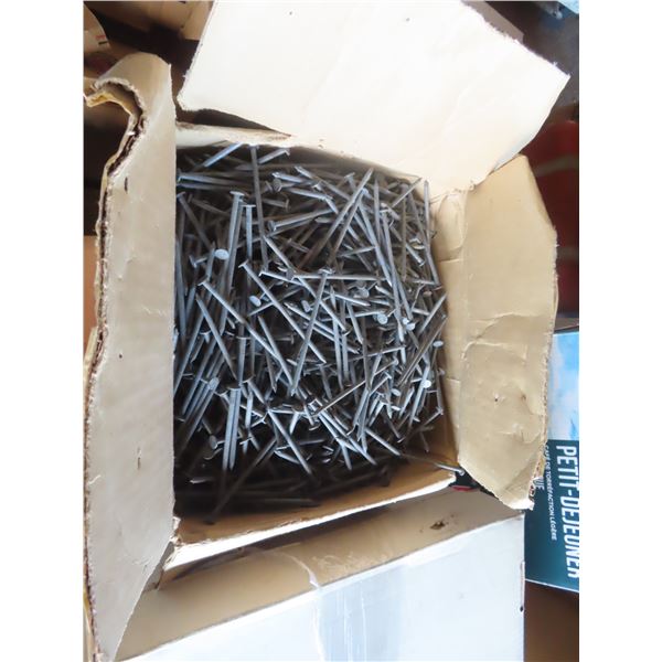 box of 3 1/2 coated nails