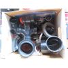 Image 2 : box of pvc piping and assorted hardware