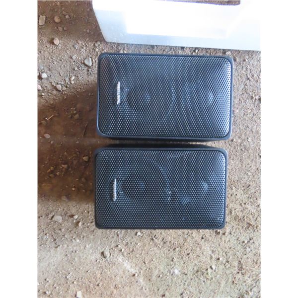 2 two way speaker systems