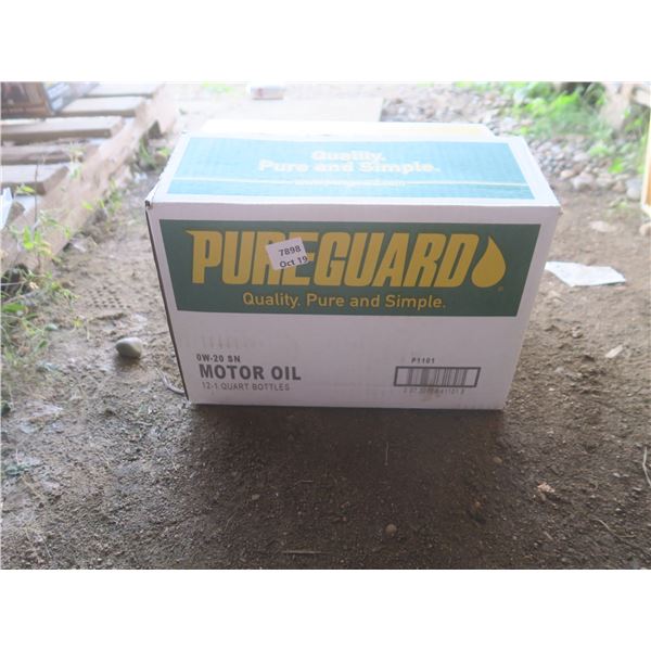 pureguard 0W-20 5N 12-1 quart bottles