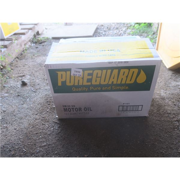 pureguard 0W-20 5N 12-1 quart bottles