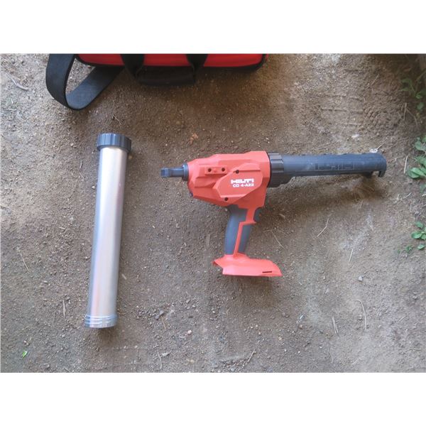 Hilti grease gun and bag