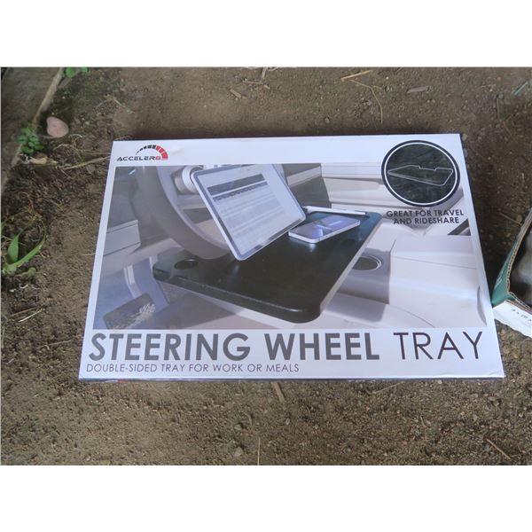 steering wheel tray