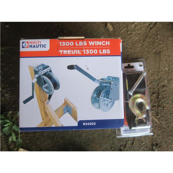 13,000lb winch and winch strap