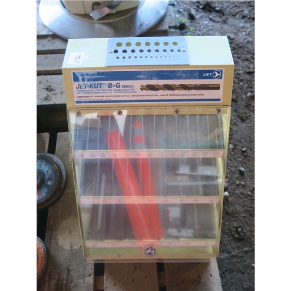 drill bit storage bin