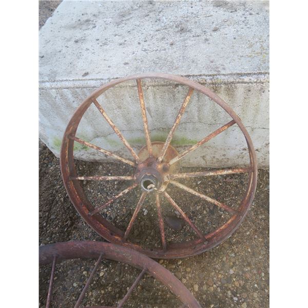 1 steel plow wheel