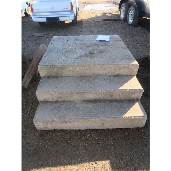 concrete steps 4ft-2"x6ft