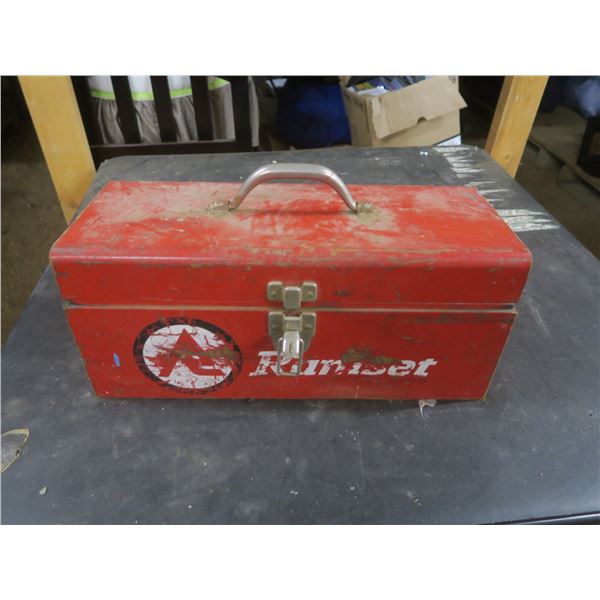 toolbox with assorted tools