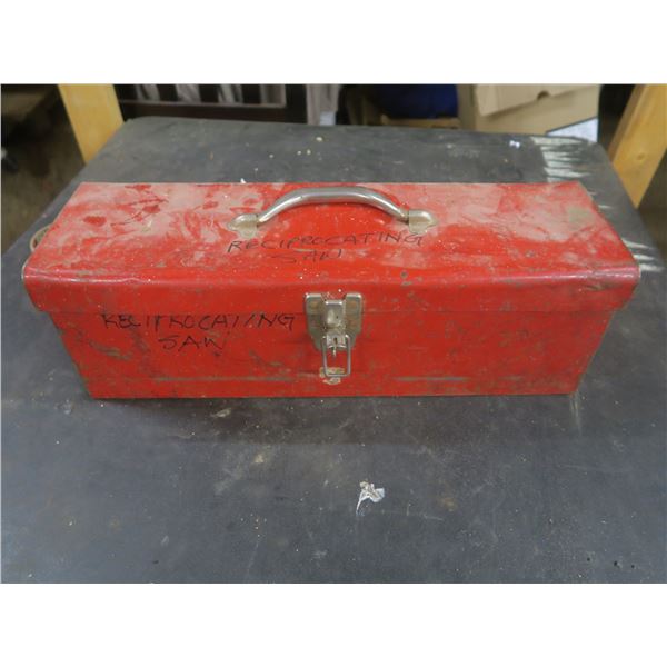 toolbox with reciprocating saw