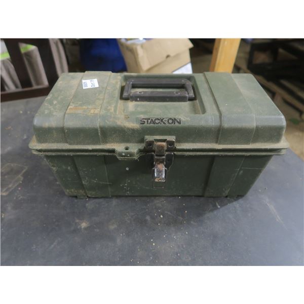 toolbox with assorted tools