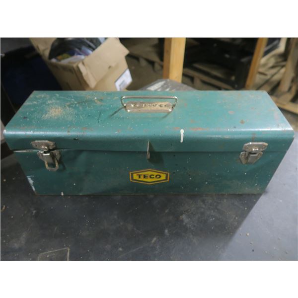 toolbox with assorted tools