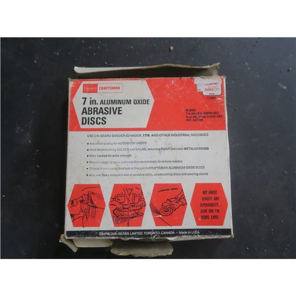 7"aluminum abrasive discs