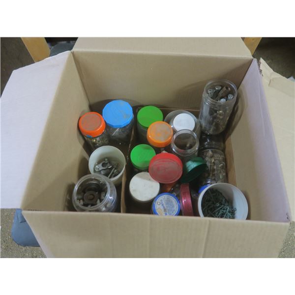 box of misc. nuts and bolts