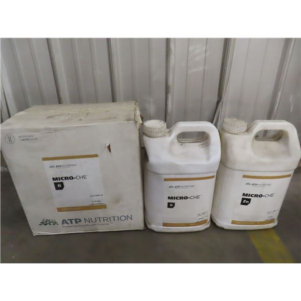 3x 10L of Micro-Che 4-0-0 Boron liquid fertilizer and 1x 10L 5-0-0 Zinc