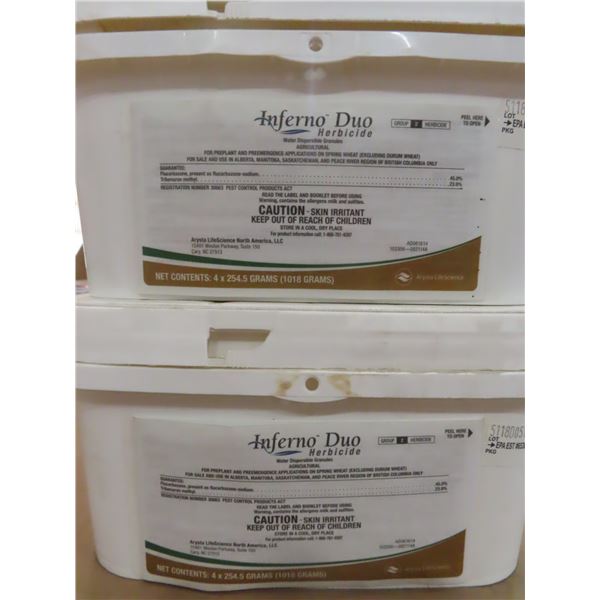 2x 1018g pails of Inferno Duo herbicide