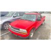 Image 1 : 2003 CHEVROLET  S10 2DR PU  RED VIN 1GCCS19X138204552
