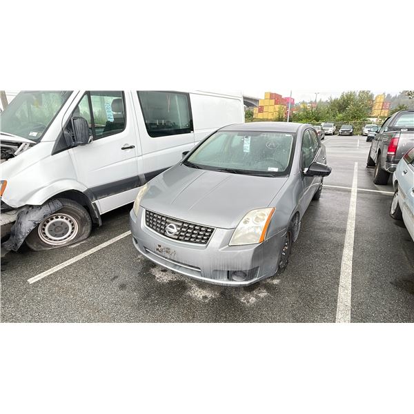 2007 NISSAN SENTRA 2.0, 4DR SEDAN,  SILVER VIN 3N1AB61EX7L672434