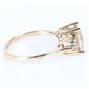 Image 2 : 10K YELLOW GOLD BICOLOR SPINEL DIAMOND LADIES RING