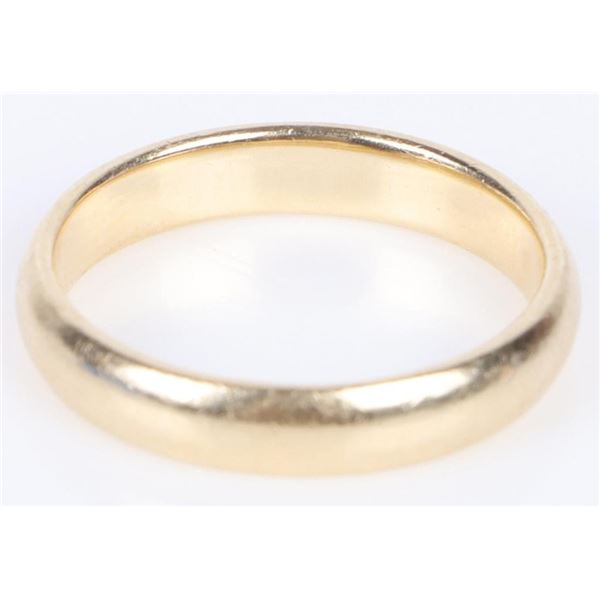 14K YELLOW GOLD WEDDING BAND 4.6 GRAMS 9.75 US