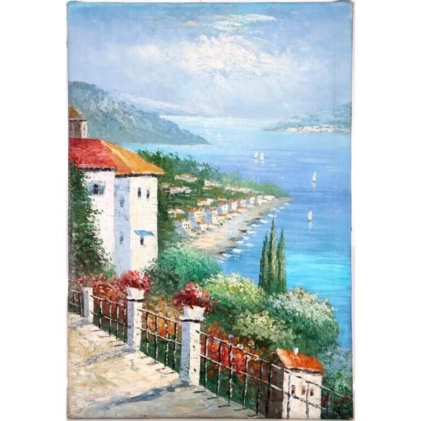 CAROLINE BURNETT ORIGINAL OIL PAINTING AFTER