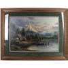 Image 1 : THOMAS KINKADE "LAKESIDE HIDEAWAY" W/ COA