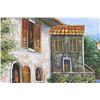 Image 2 : A MEDITERANEAN VILLAGE OIL ON CANVAS SIGNED